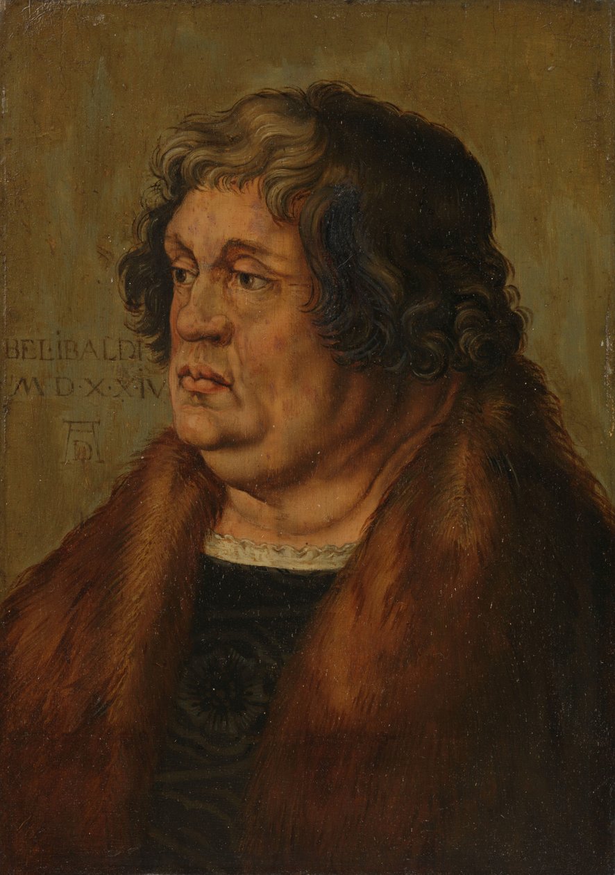 Willibald Pirkheimer (1470-1530) od Albrecht Dürer (copy after)