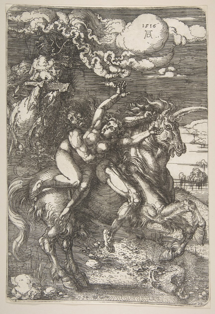 Únos Proserpinu.n.d. od Albrecht Dürer