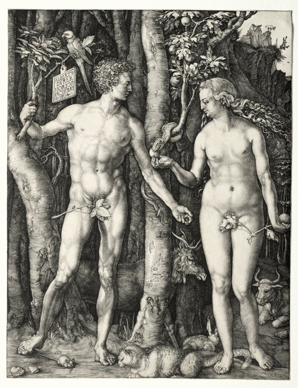 Adam a Eva, 1504. od Albrecht Dürer