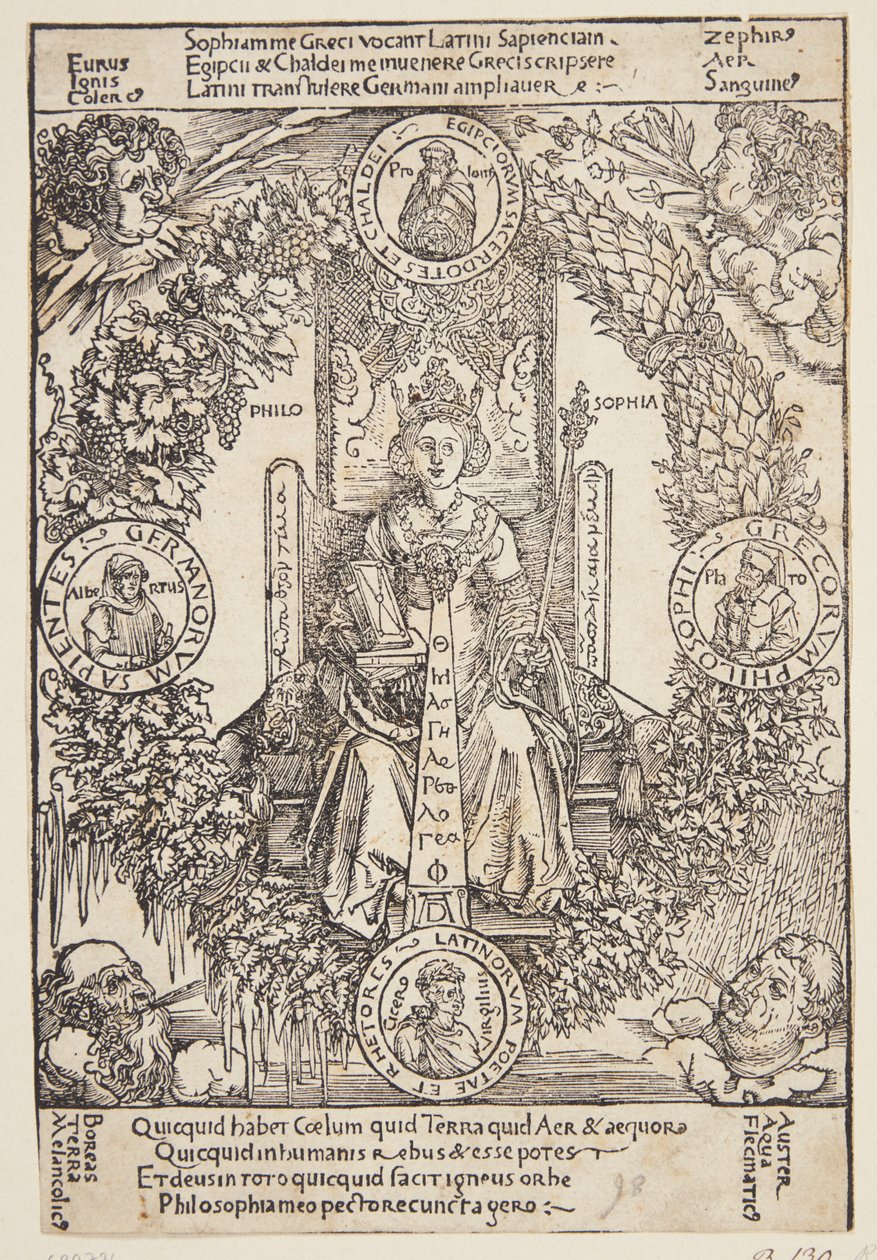 Alegorie filozofie od Albrecht Dürer
