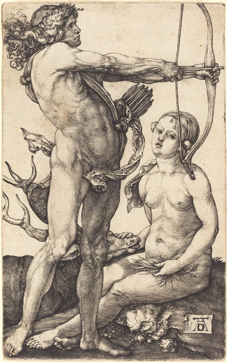 Apollo a Diana od Albrecht Dürer