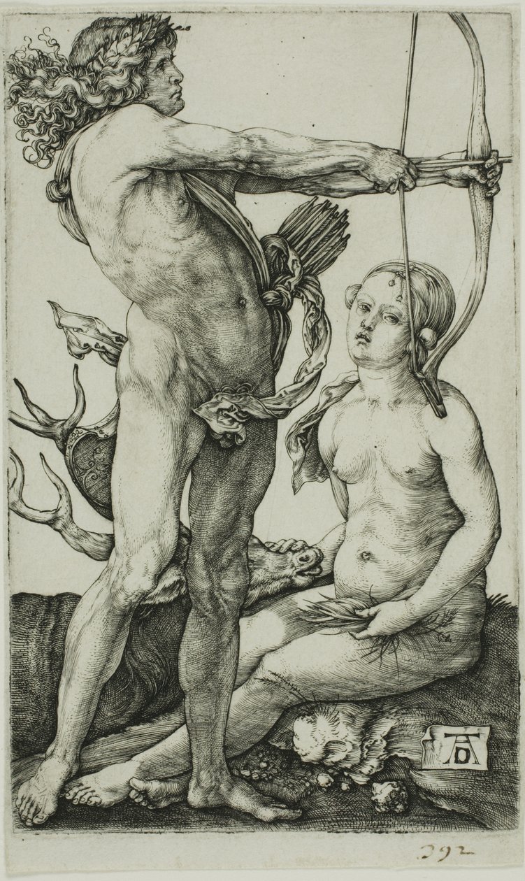 Apollo a Diana od Albrecht Dürer