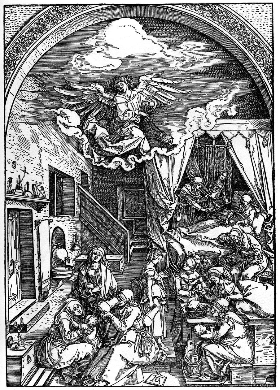 Narození Panny Marie, 1502-1505, 1936 od Albrecht Dürer