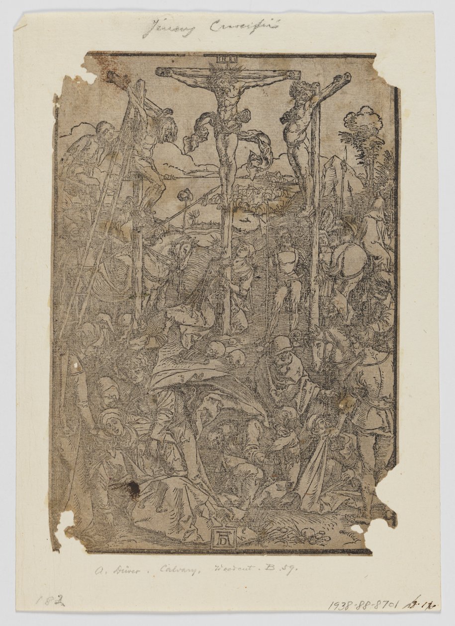 Kavalérie se třemi kříži od Albrecht Dürer