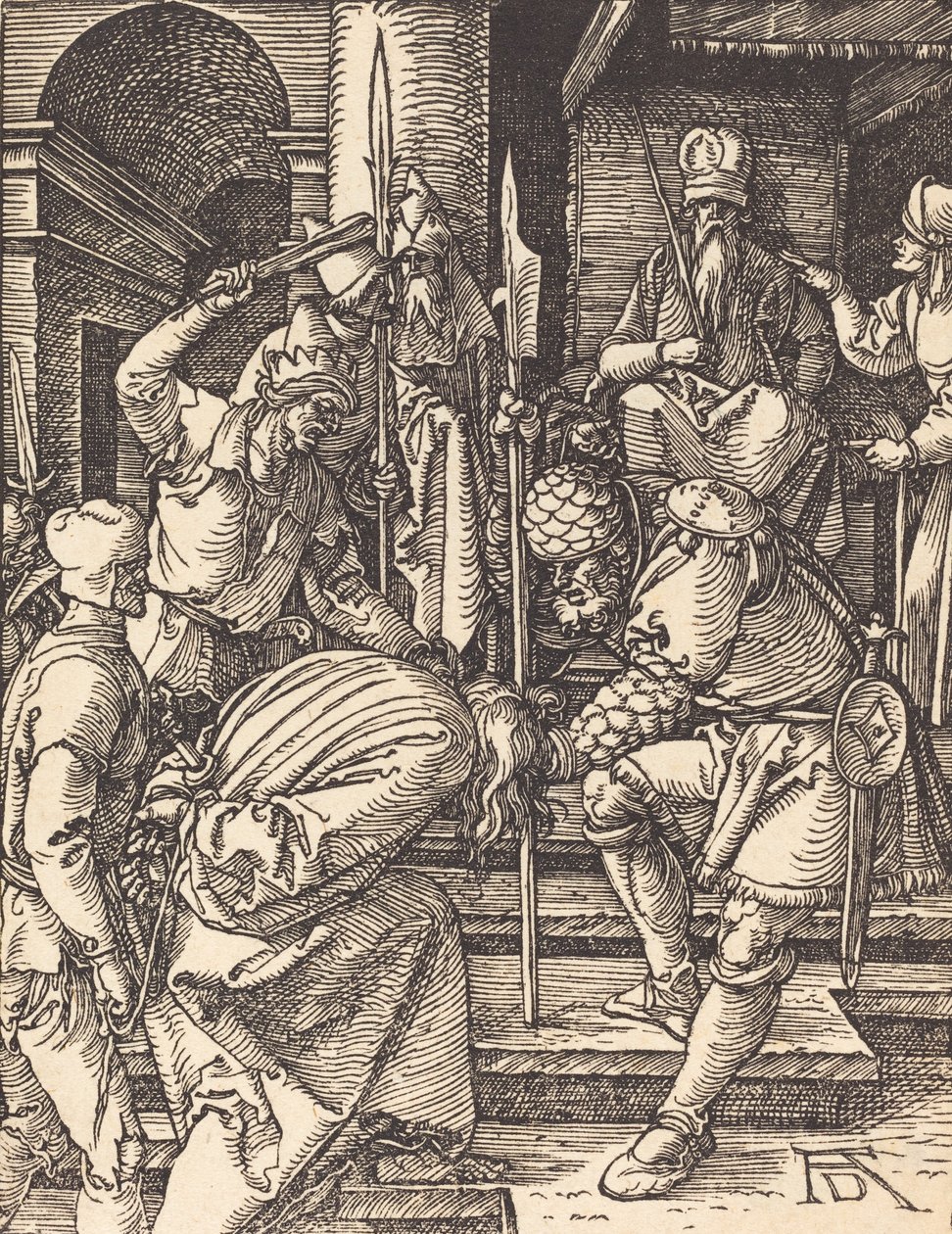 Kristus před Annášem, pravděpodobně c. 15091510. od Albrecht Dürer