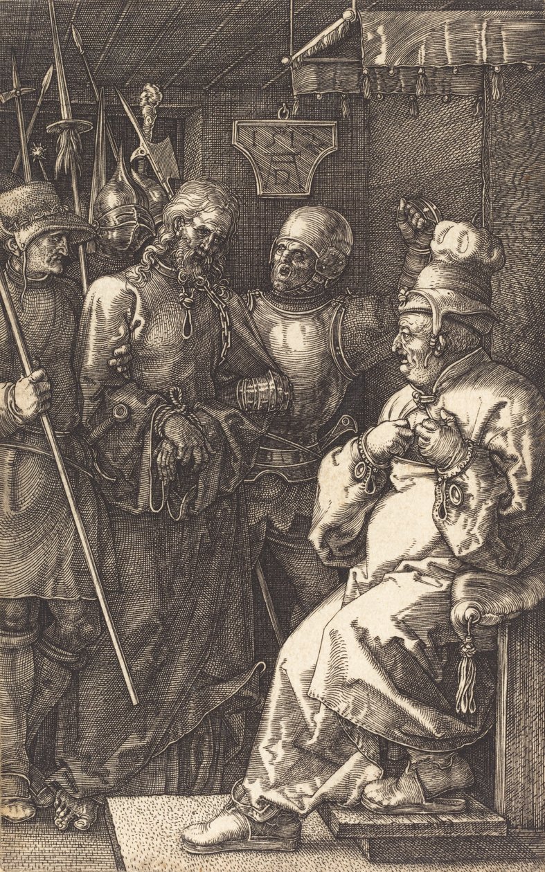 Kristus před Kaifášem, 1512. od Albrecht Dürer