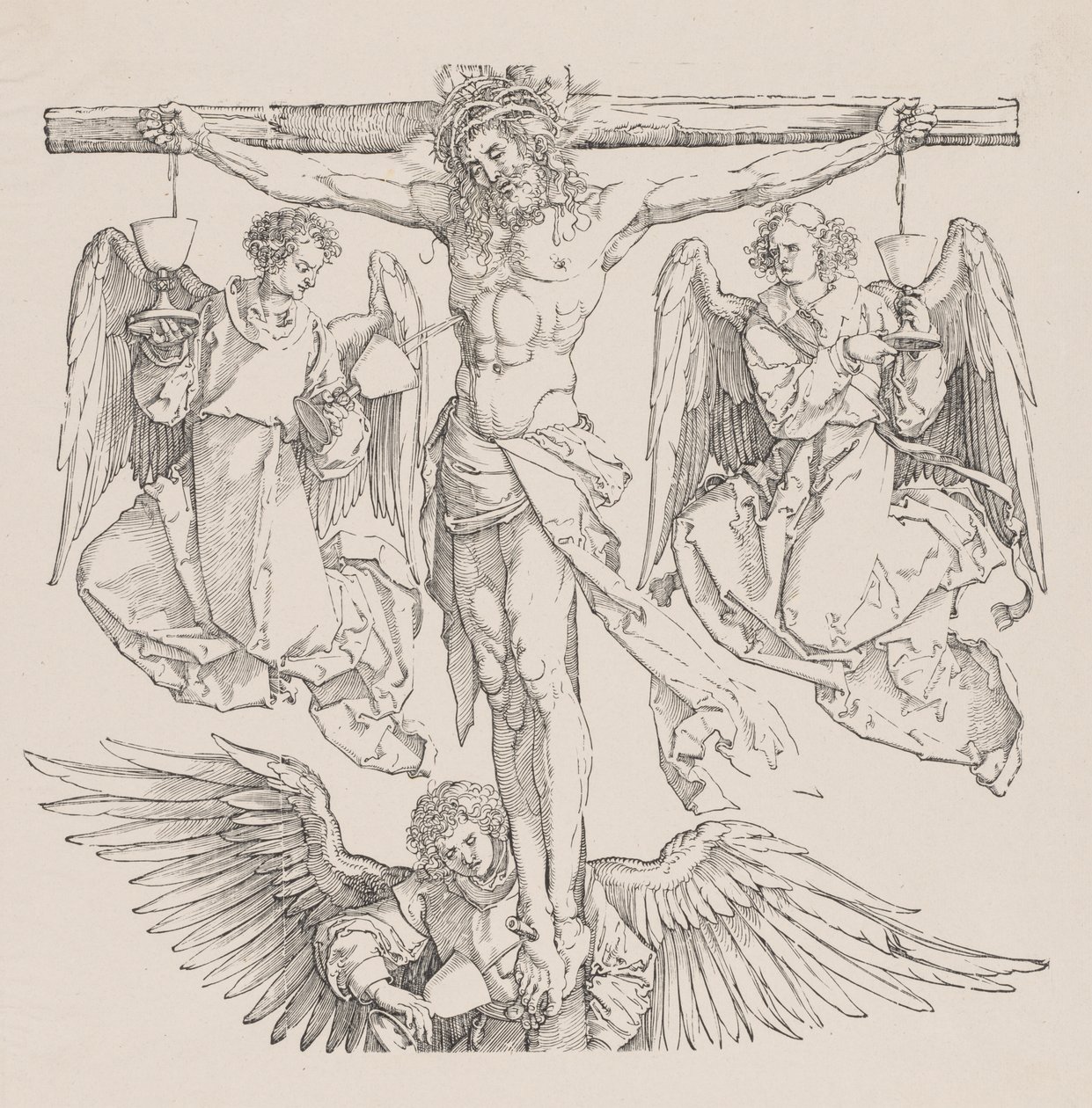 Kristus na kříži. od Albrecht Dürer
