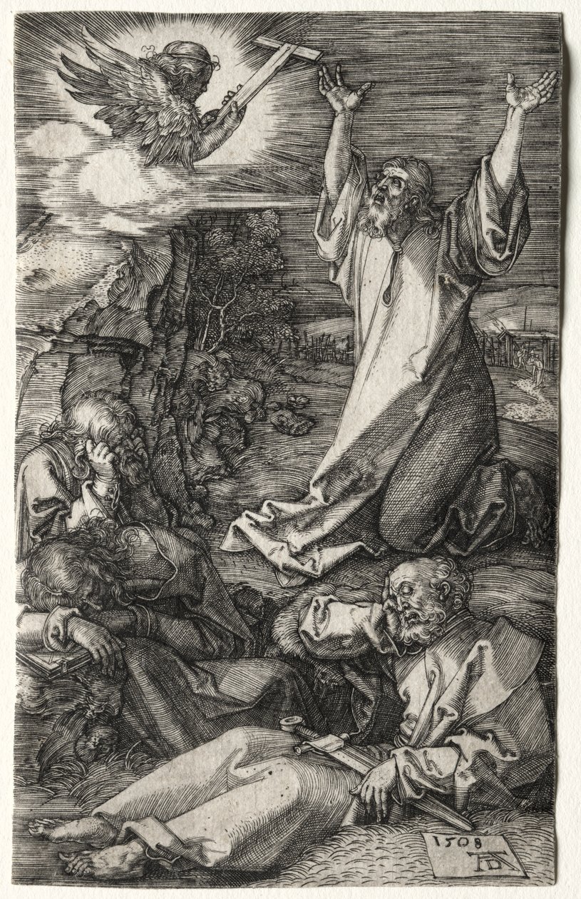 Kristus na hoře Olivetské od Albrecht Dürer