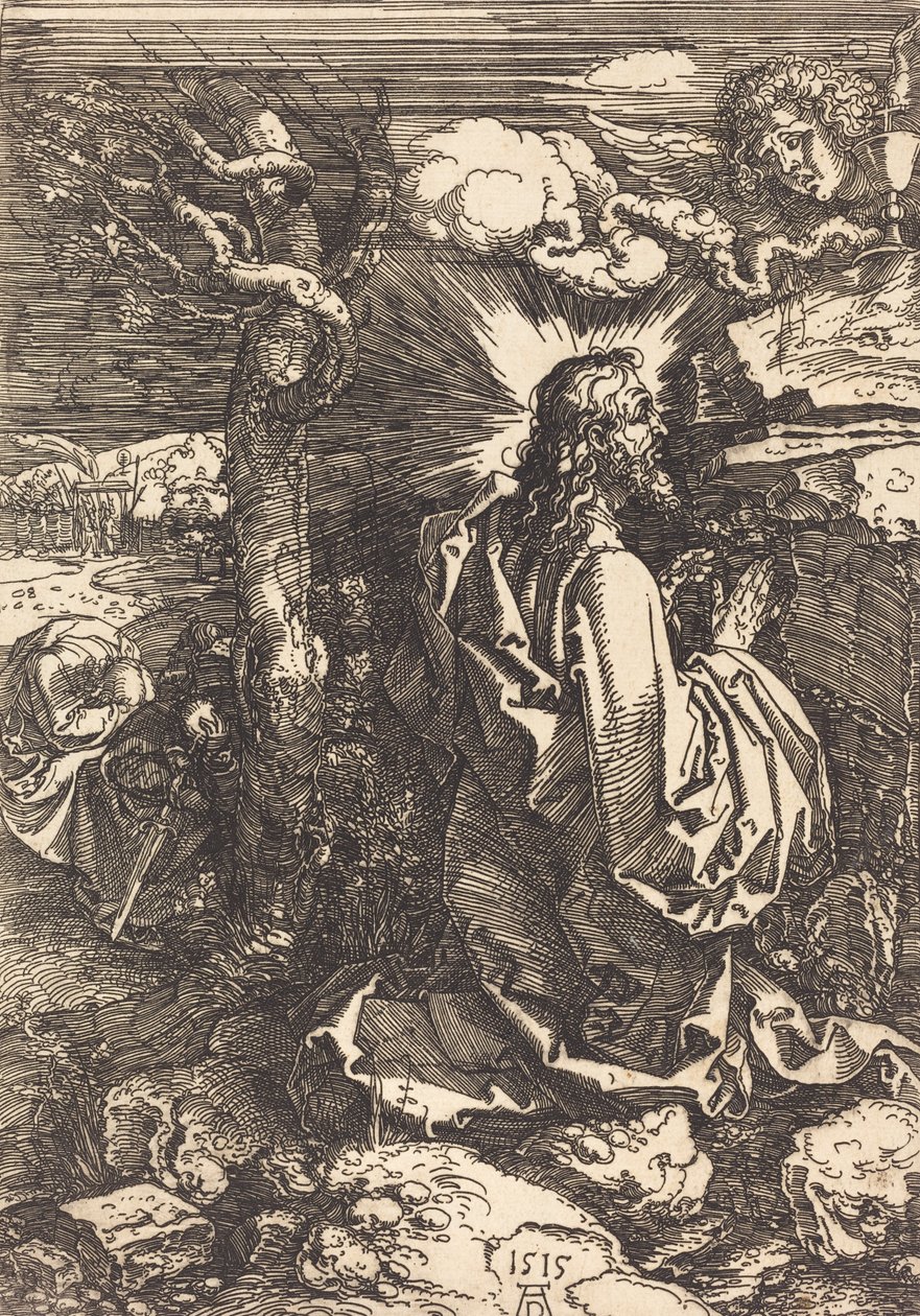 Kristus na Olivové hoře, 1515. od Albrecht Dürer