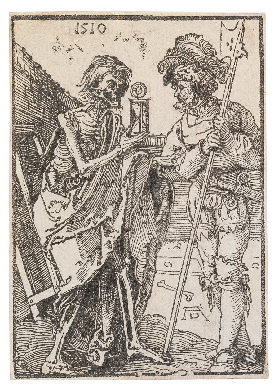 Smrt a Lansquenet, 1510. od Albrecht Dürer