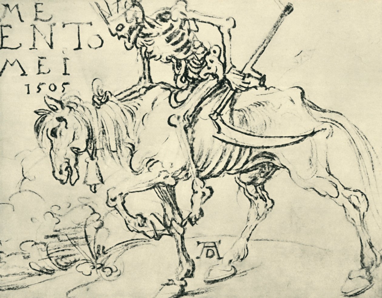 Jízda smrti, 1505, 1943. od Albrecht Dürer