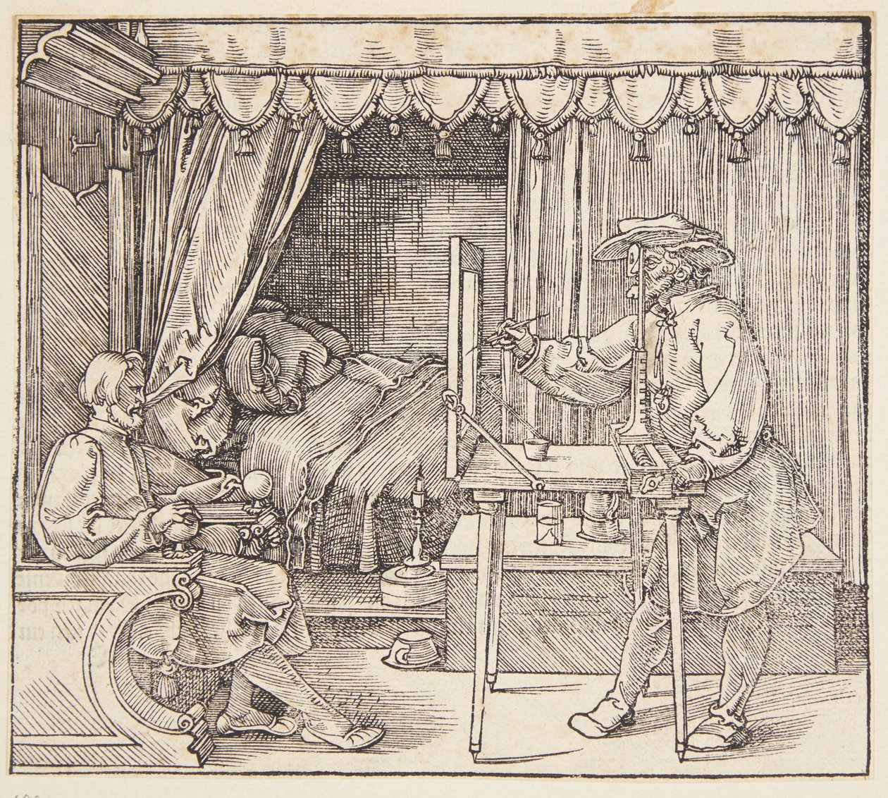 Navrhovatel kreslí portrét od Albrecht Dürer