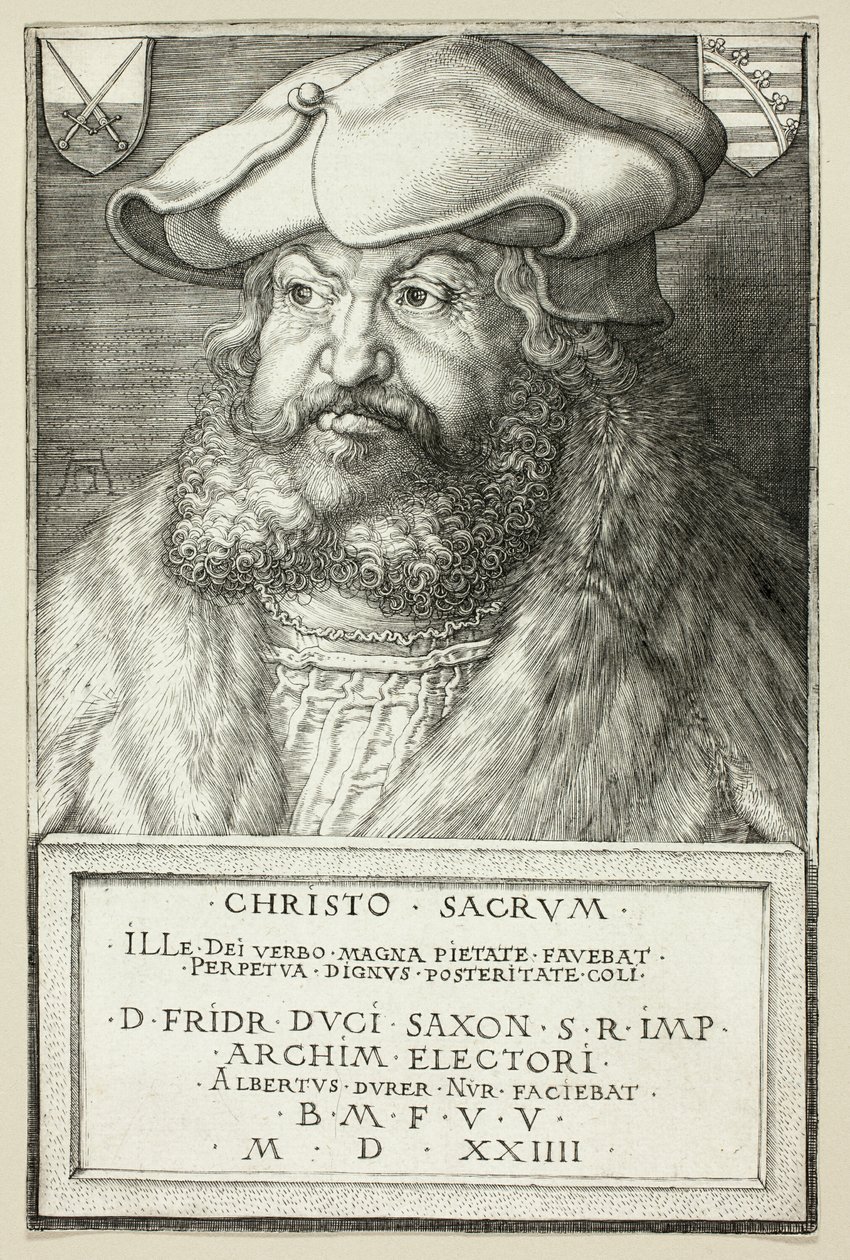 kurfiřt Fridrich Moudrý Saský od Albrecht Dürer