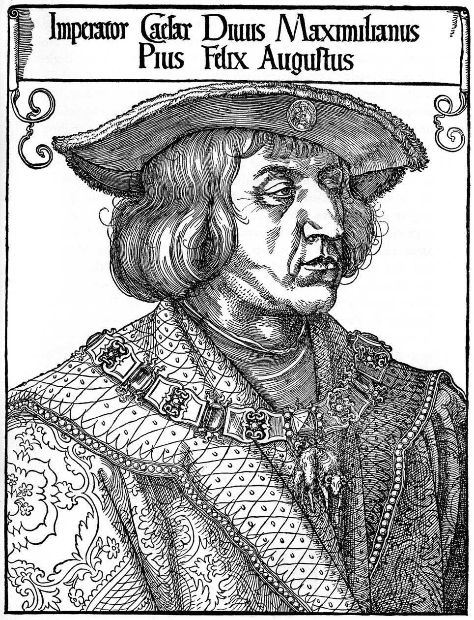 Císař Maxmilián I., 1519, 1936 od Albrecht Dürer