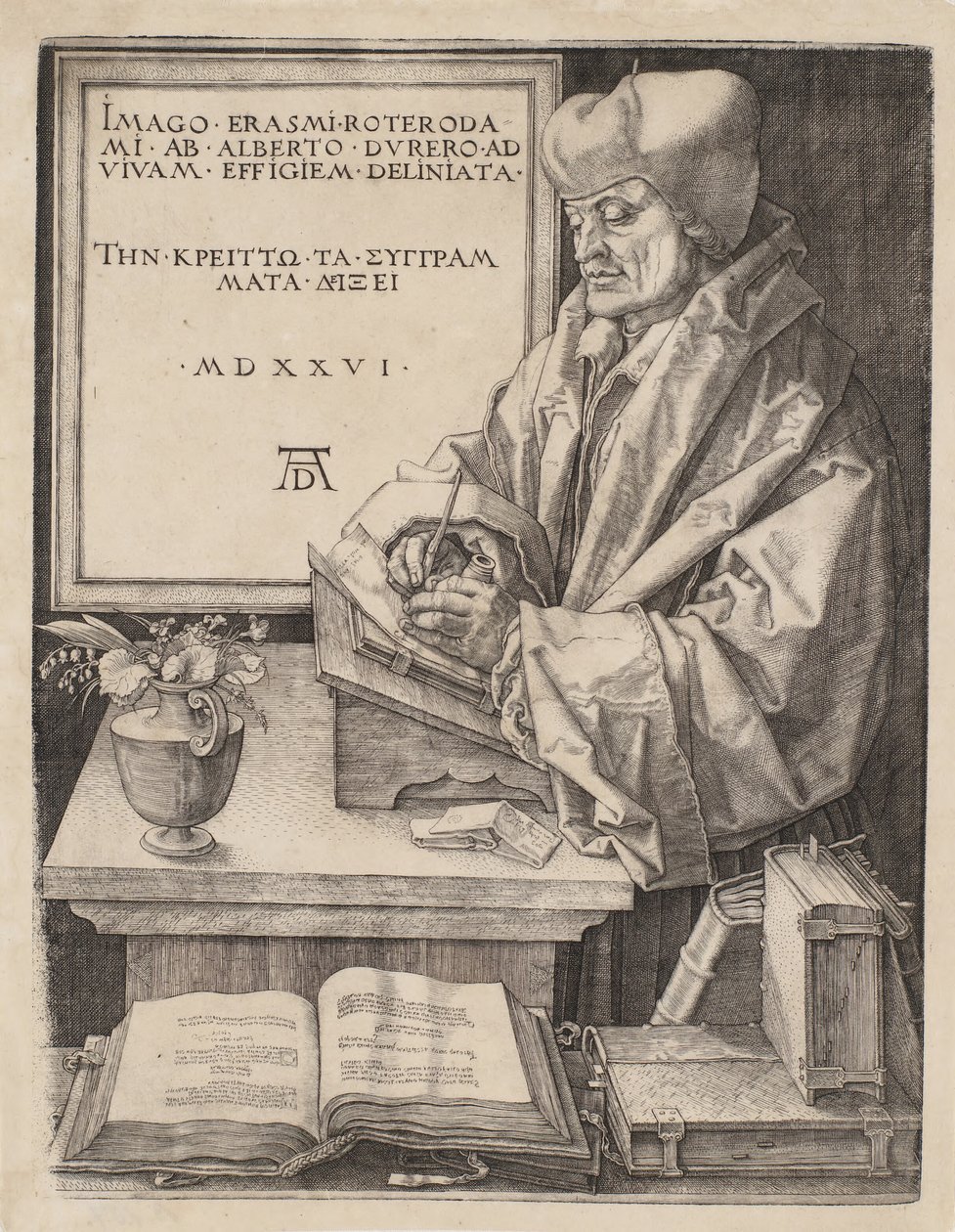 Erasmus Rotterdamský od Albrecht Dürer