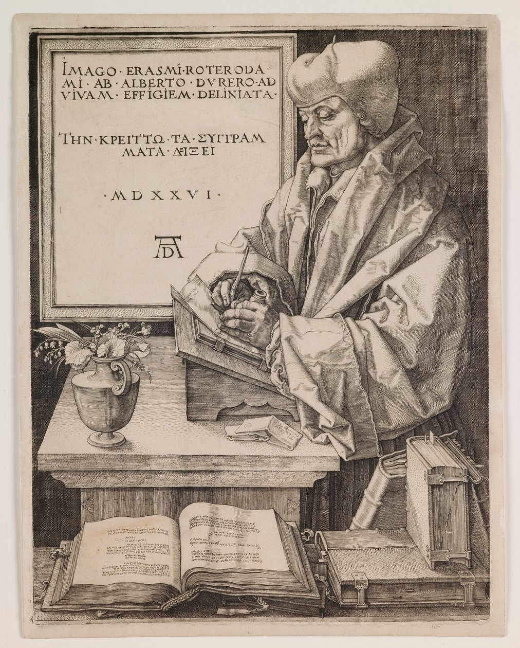 Erasmus Rotterdamský od Albrecht Dürer