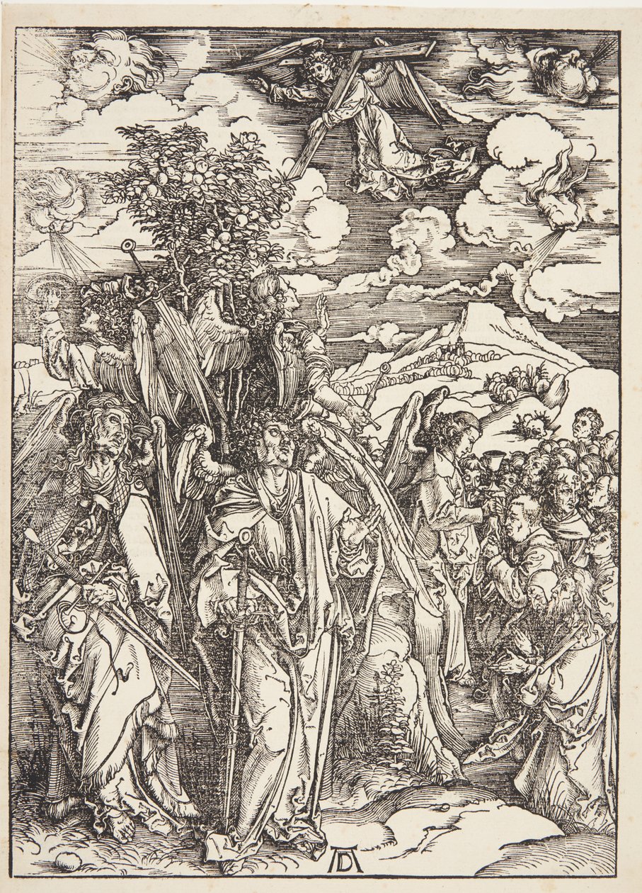 Čtyři andělé zůstávají větry od Albrecht Dürer