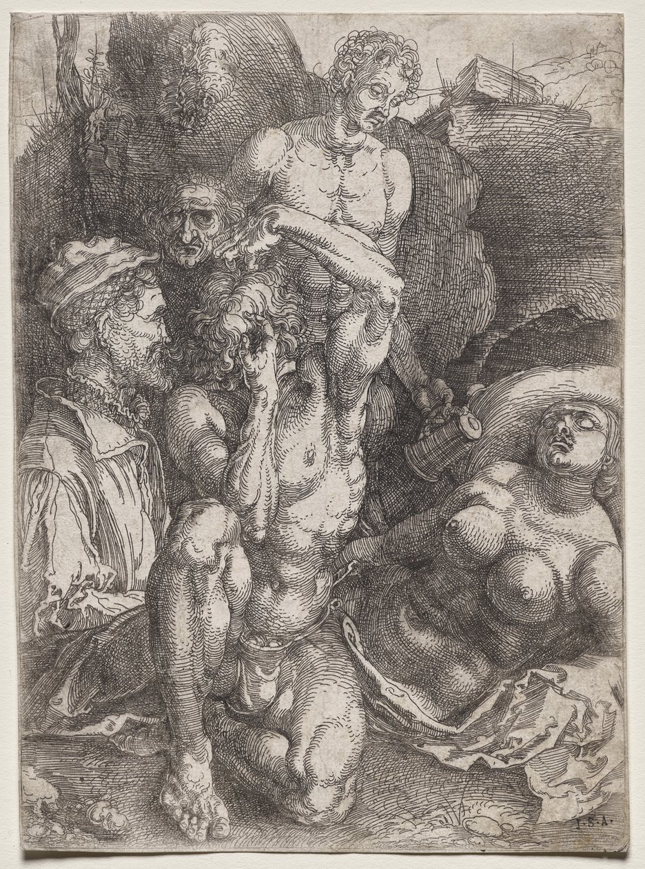 Skupina pěti postav od Albrecht Dürer