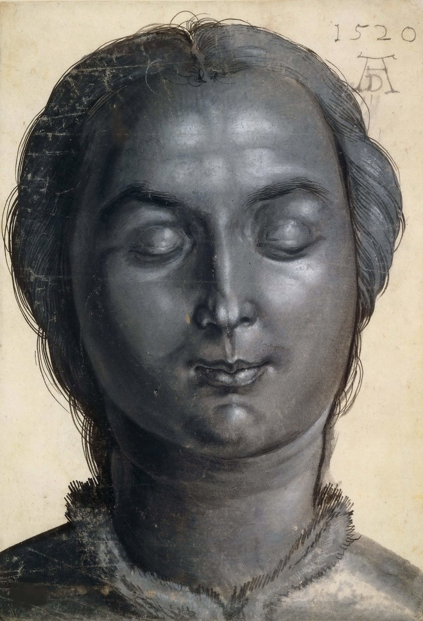 Hlava ženy, 1520. od Albrecht Dürer
