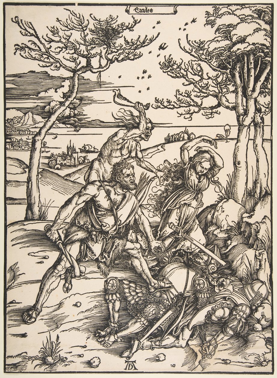 Hercules a Cacus.n.d. od Albrecht Dürer