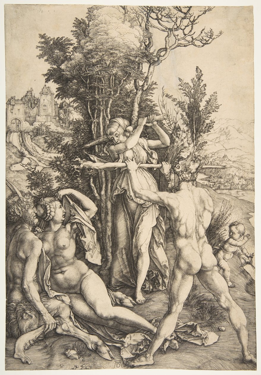 Hercules na křižovatce, ca. 1498. od Albrecht Dürer