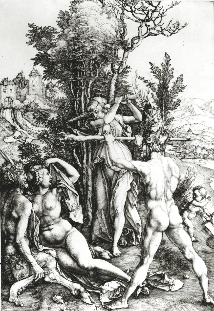 Herkules na křižovatce, 1498 od Albrecht Dürer