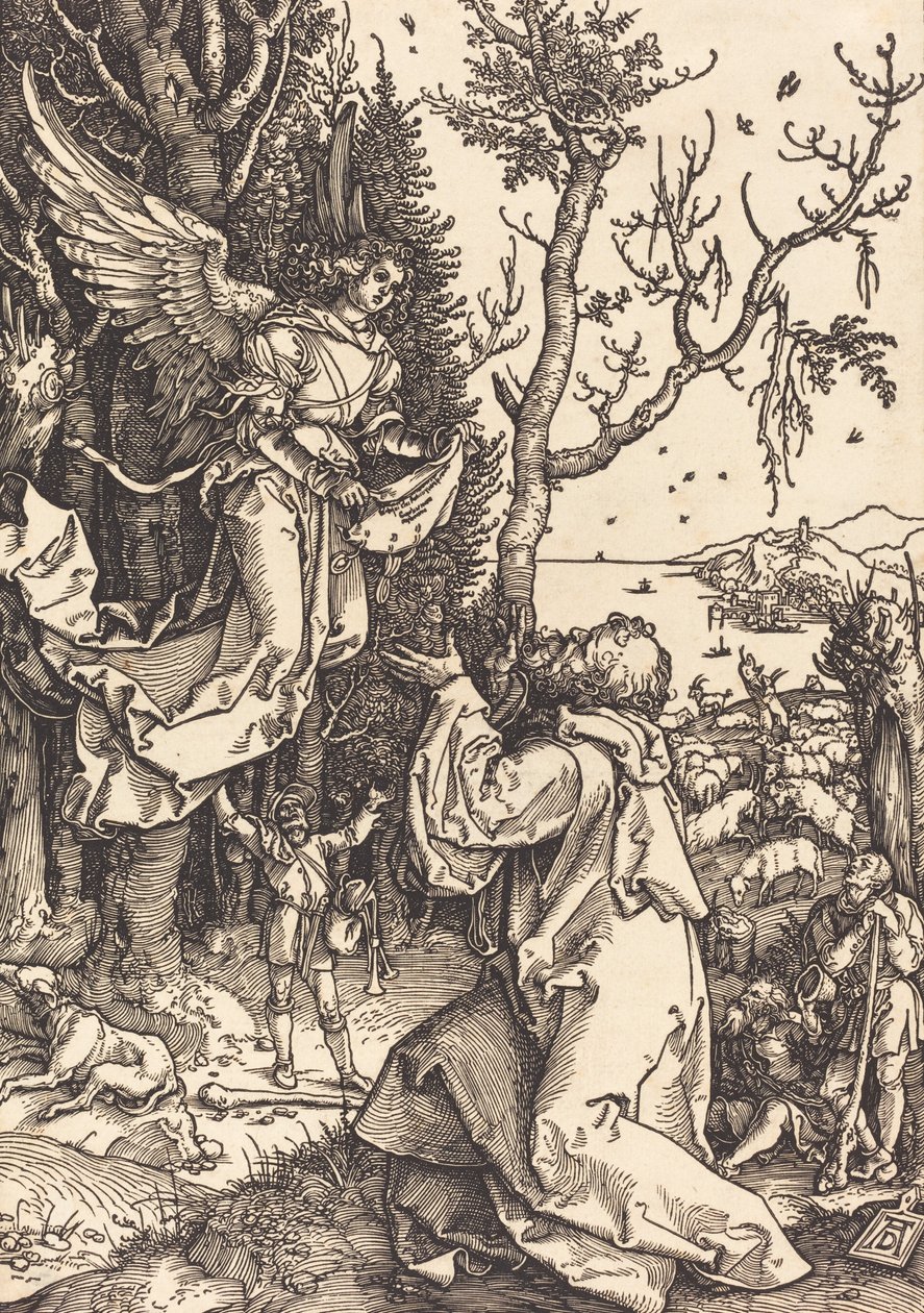Joachim a anděl, c. 1504. od Albrecht Dürer
