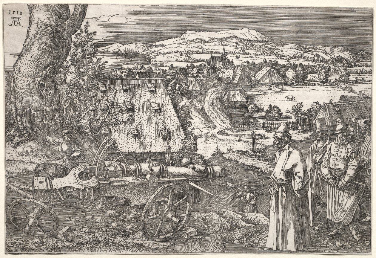 Krajina s dělem, 1518. od Albrecht Dürer
