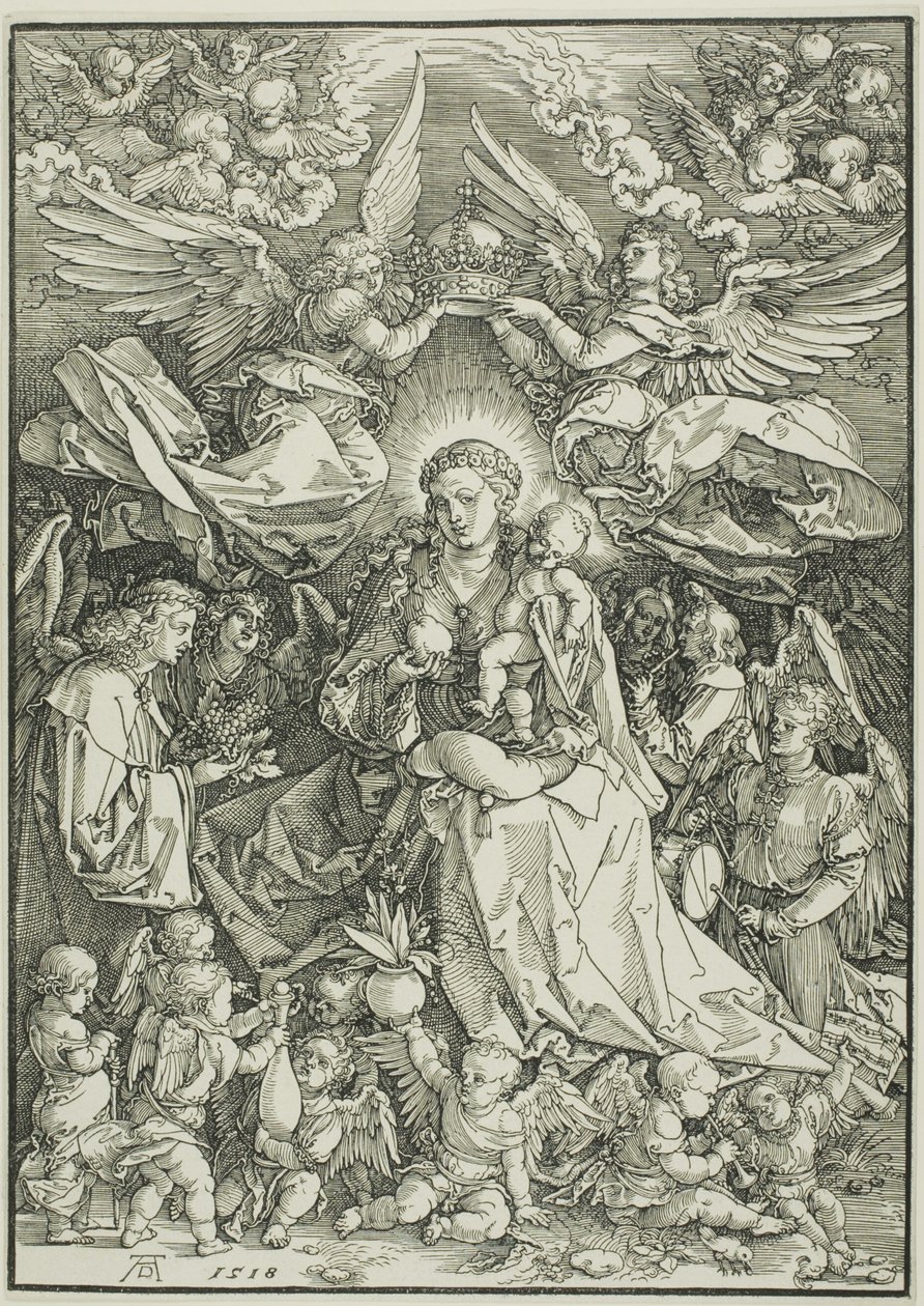 Madonna Královna andělů od Albrecht Dürer