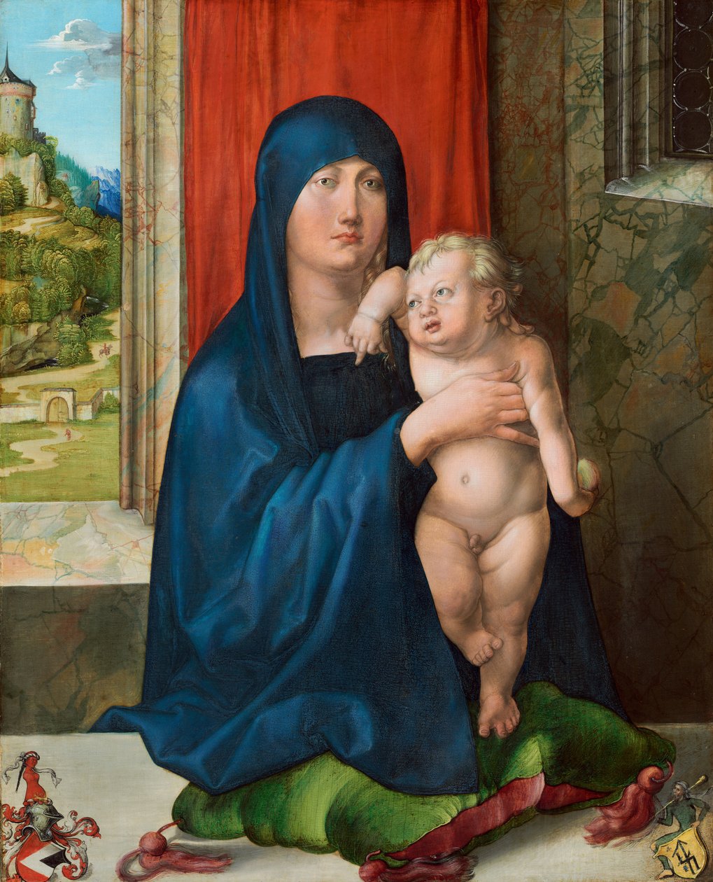 Madonna a dítě [avers], c. 14961499. od Albrecht Dürer