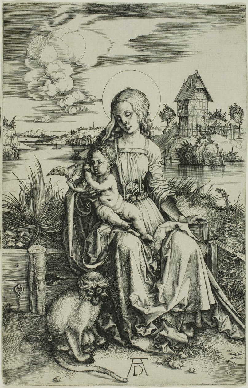 Madonna s opicí od Albrecht Dürer