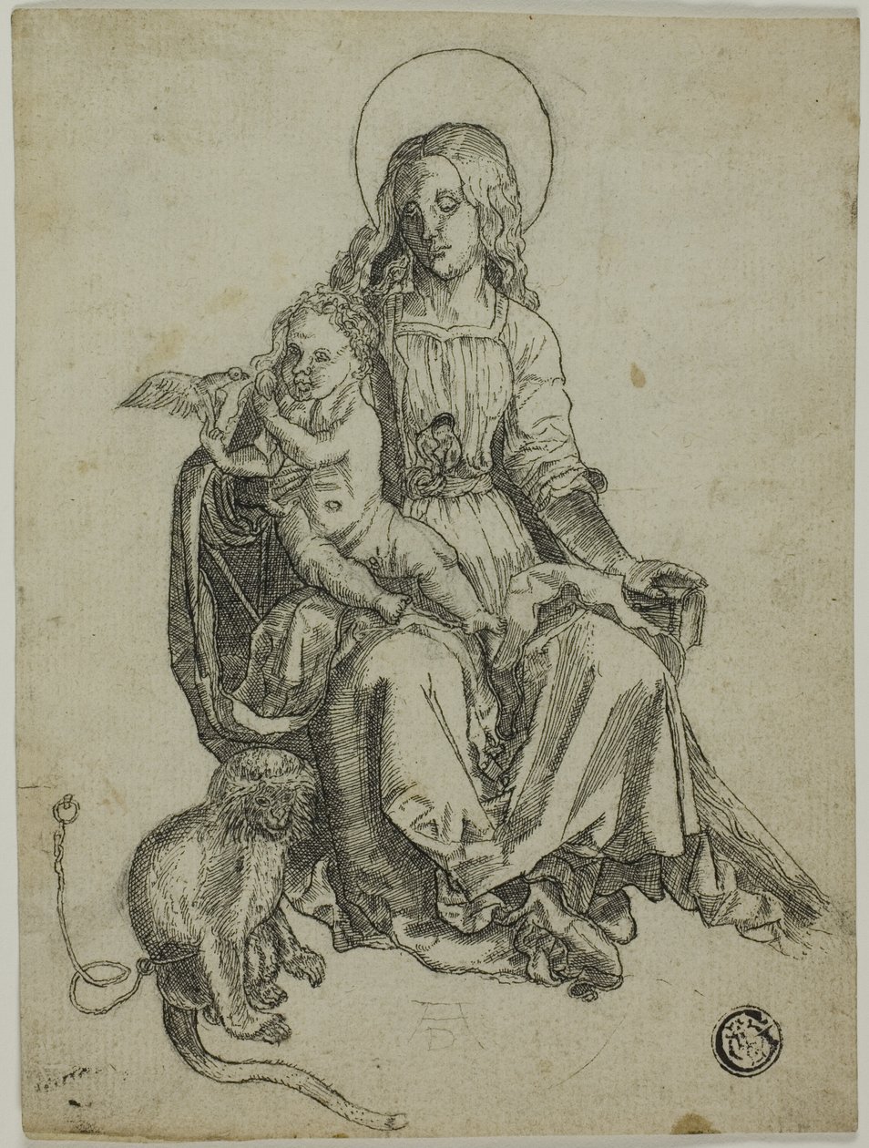Madonna s opicí od Albrecht Dürer