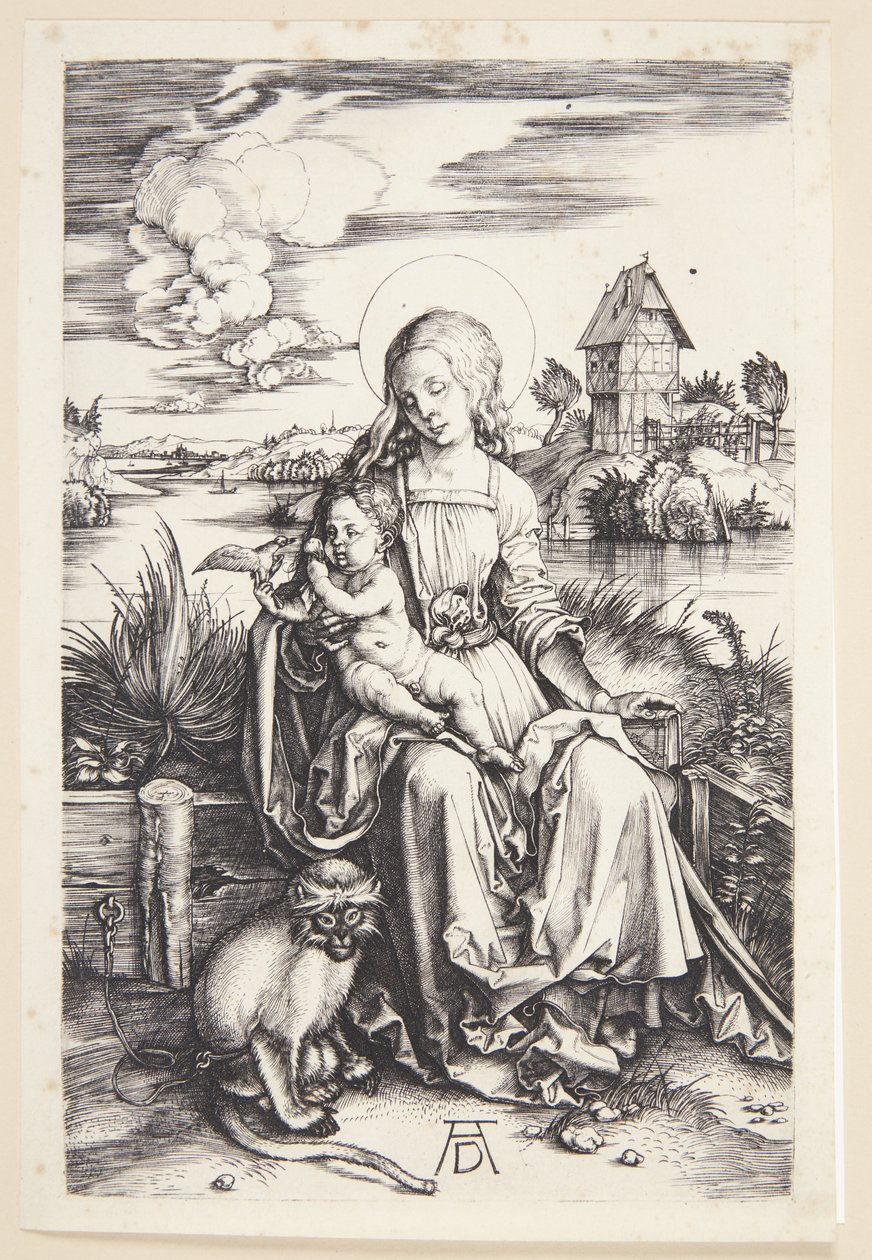 Madonna s opicí od Albrecht Dürer