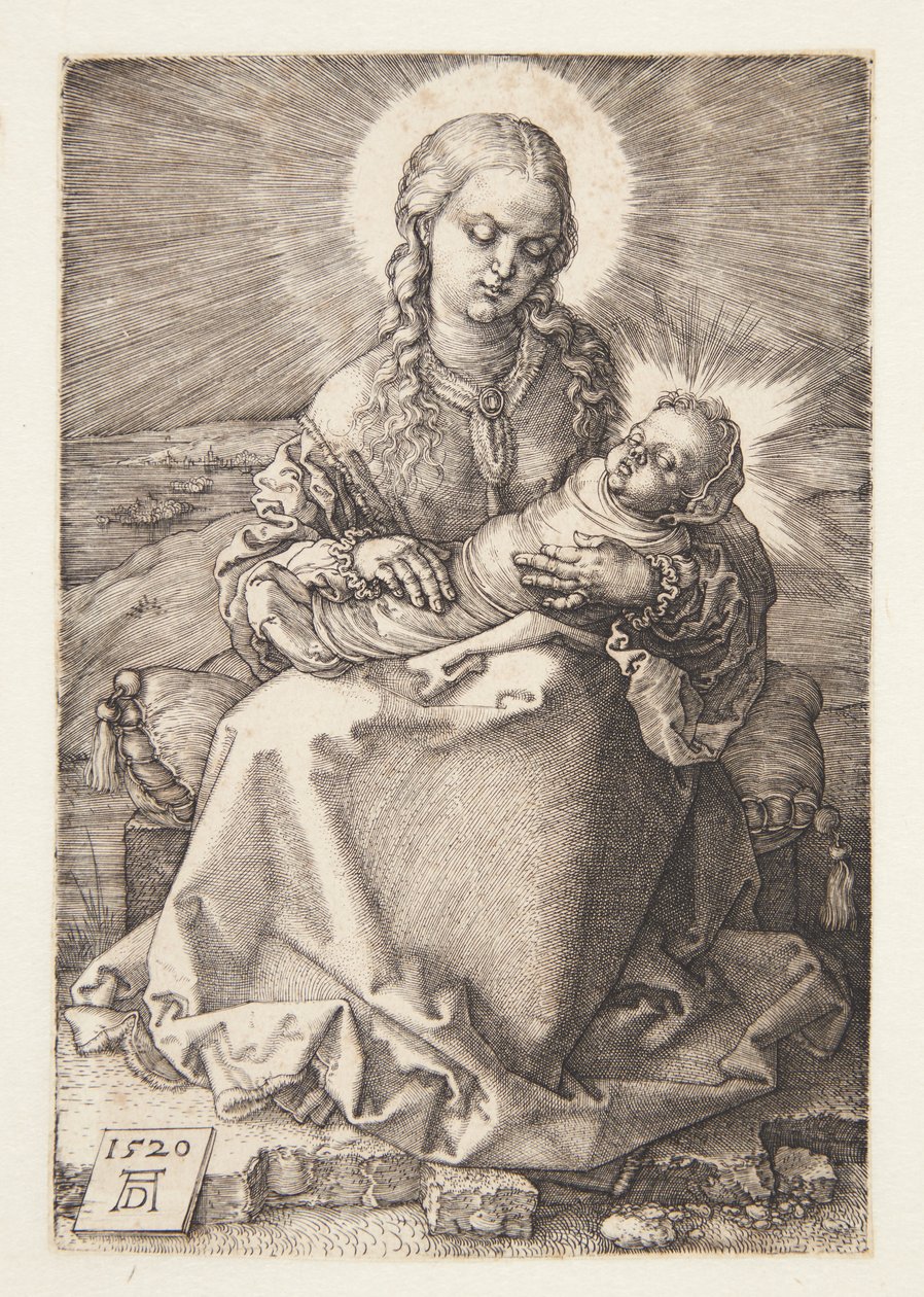 Madonna se zavinutým dítětem od Albrecht Dürer