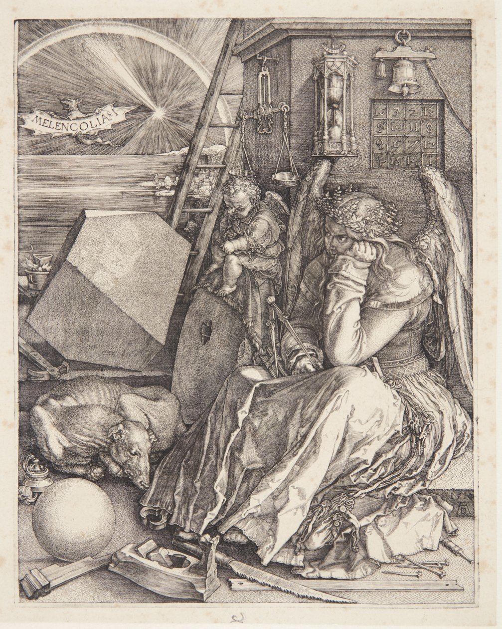 Melankolie I od Albrecht Dürer