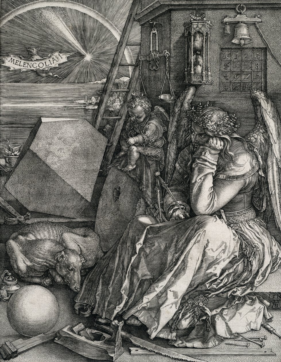 Melankolie I od Albrecht Dürer