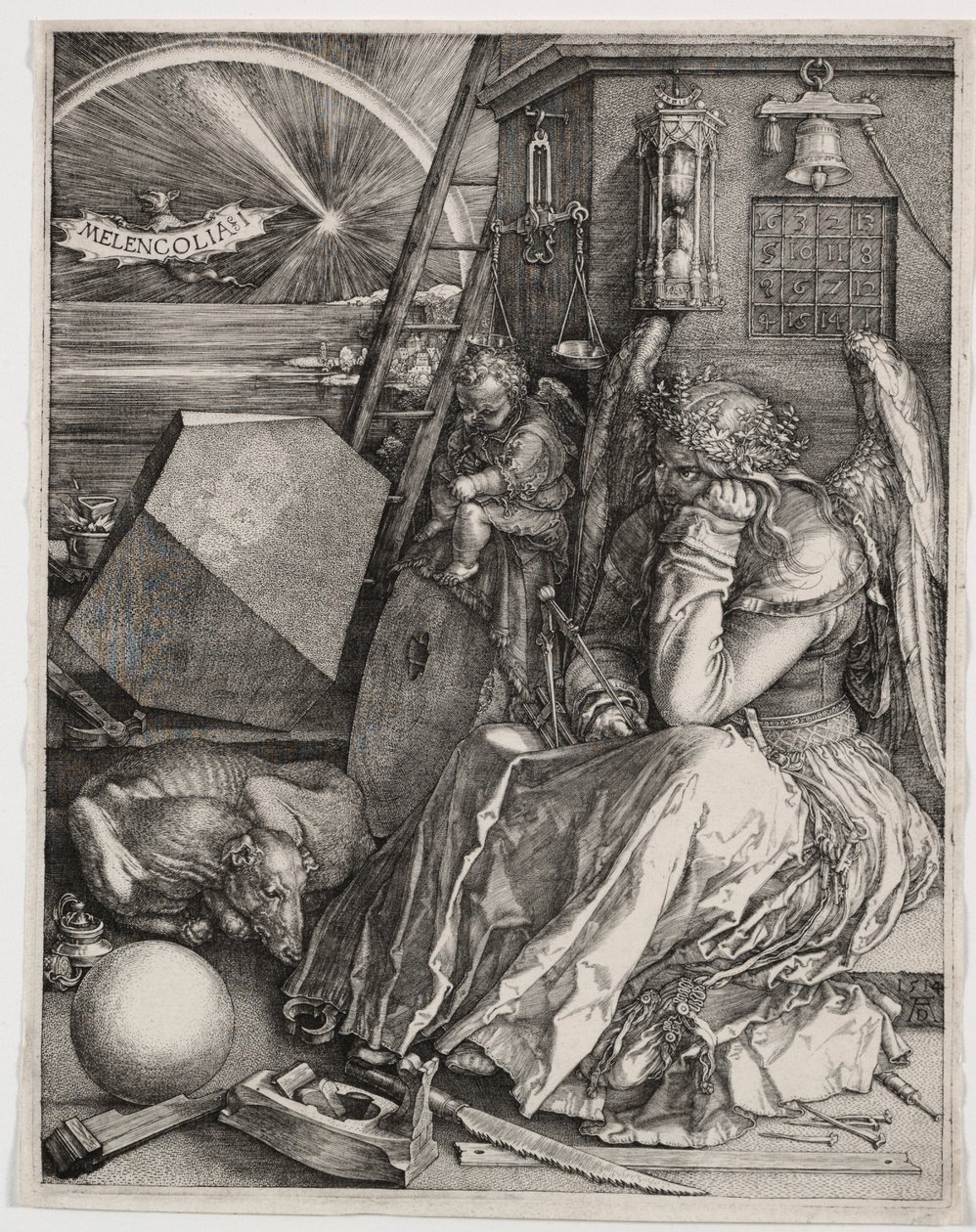 Melencolia I, 1514. od Albrecht Dürer
