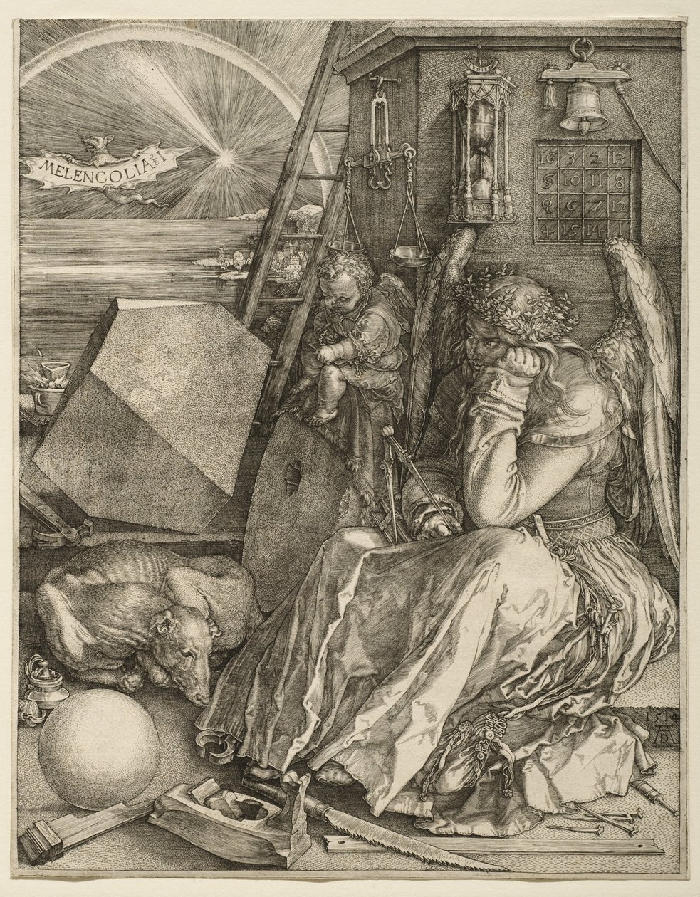 Melencolia I, 1514 od Albrecht Dürer