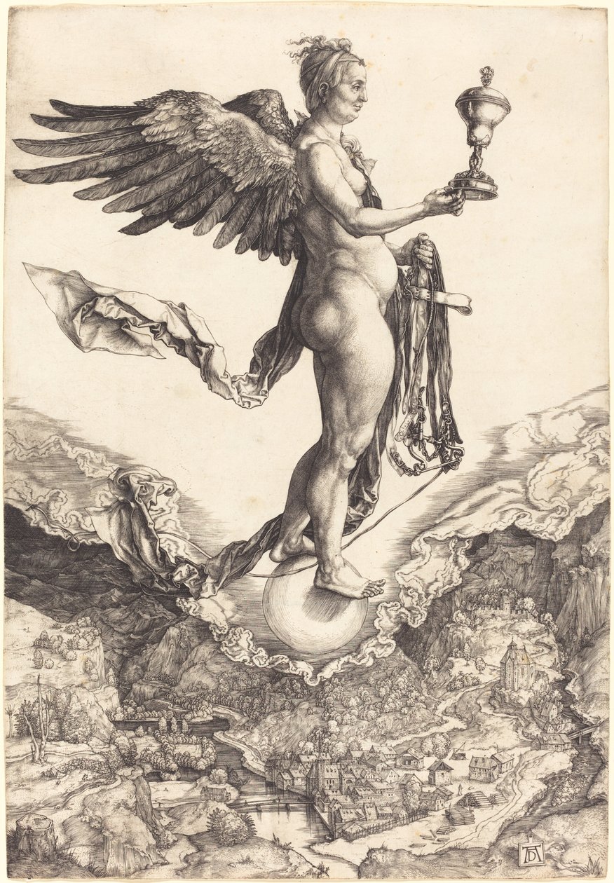 Nemesis (The Great Fortune) od Albrecht Dürer