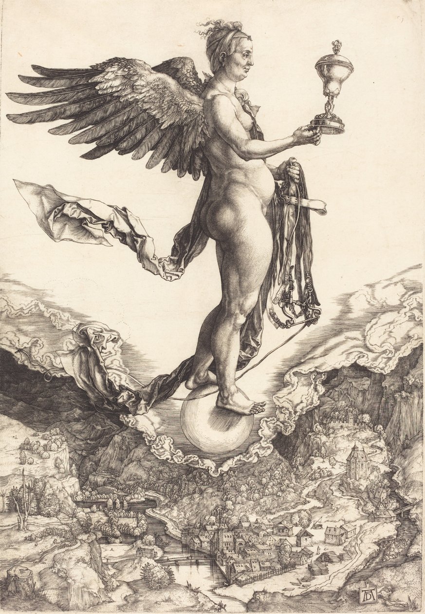 Nemesis The Great Fortune, c. 15011502. od Albrecht Dürer