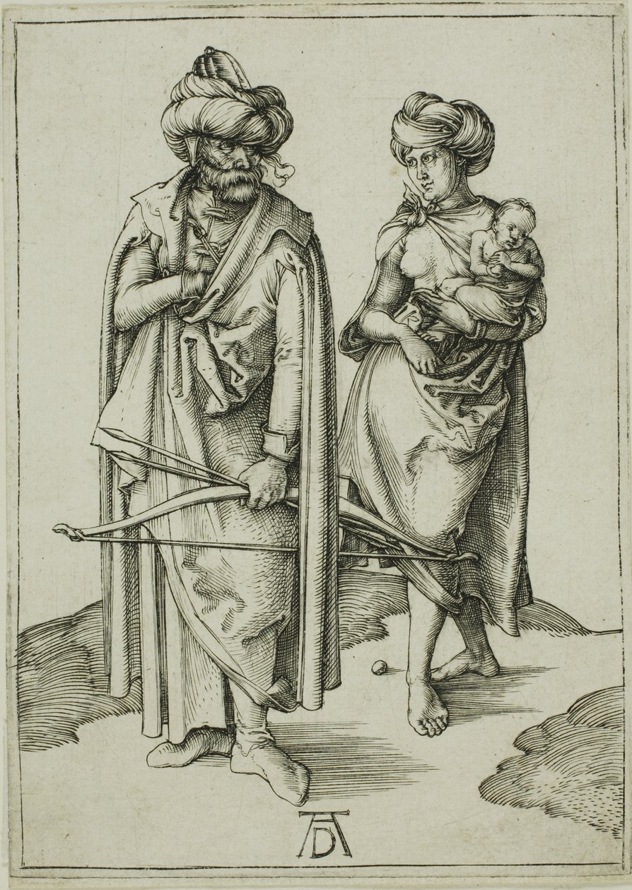 Orientální rodina od Albrecht Dürer