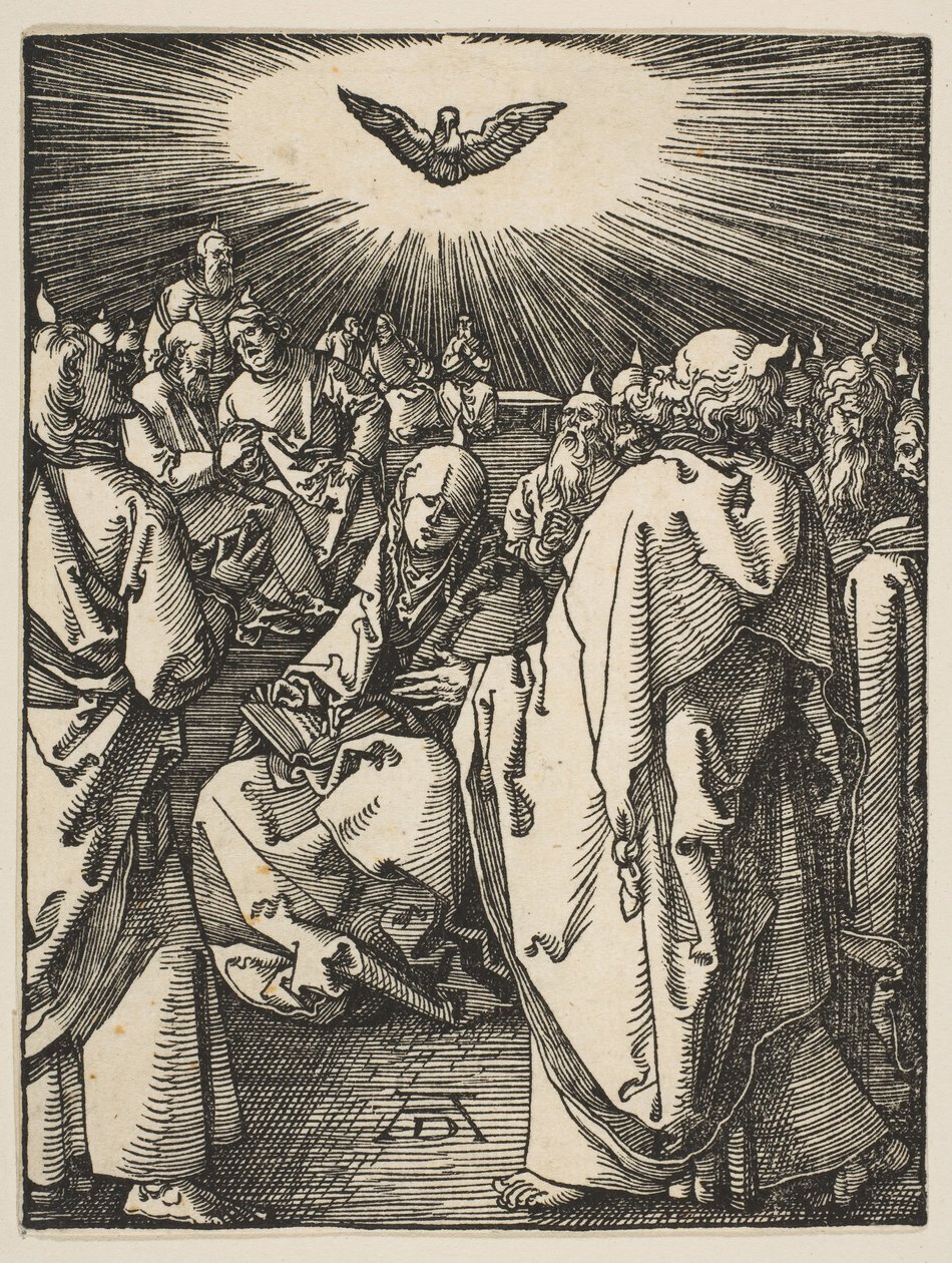 Letnice, z The Small Passion, ca. 1510. od Albrecht Dürer