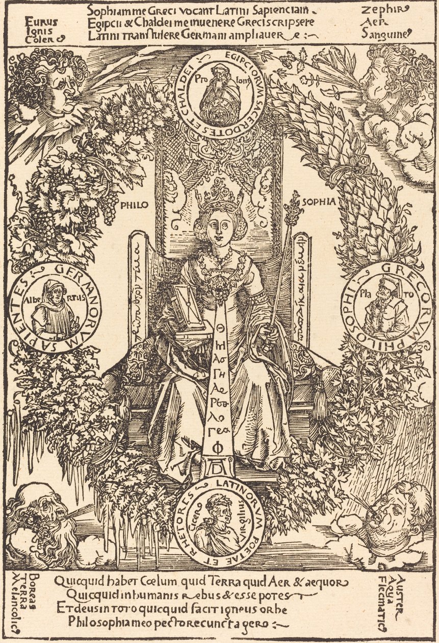 Filosofie, pravděpodobně 1502. od Albrecht Dürer