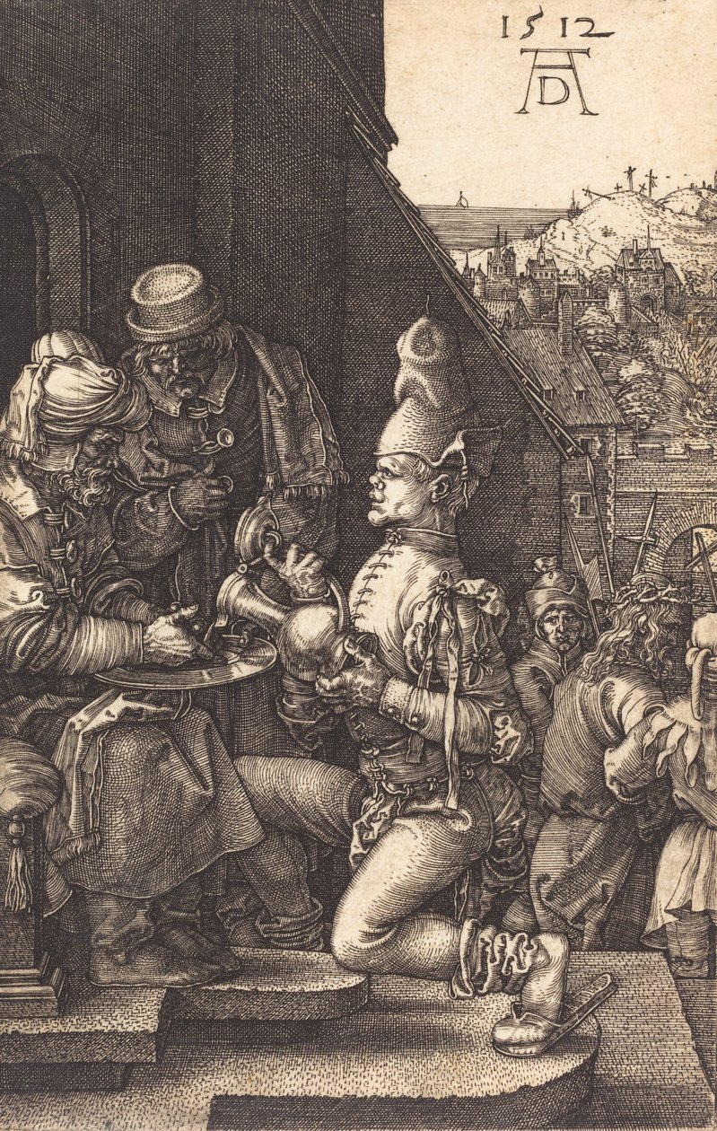 Pilát si myje ruce, 1512. od Albrecht Dürer