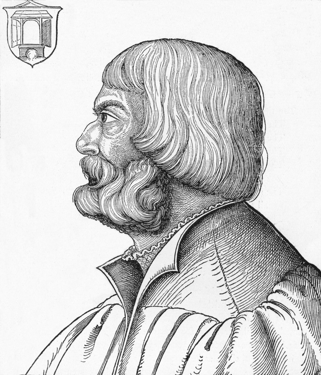 Portrét Albrechta Durera, 1527, 1906 od Albrecht Dürer