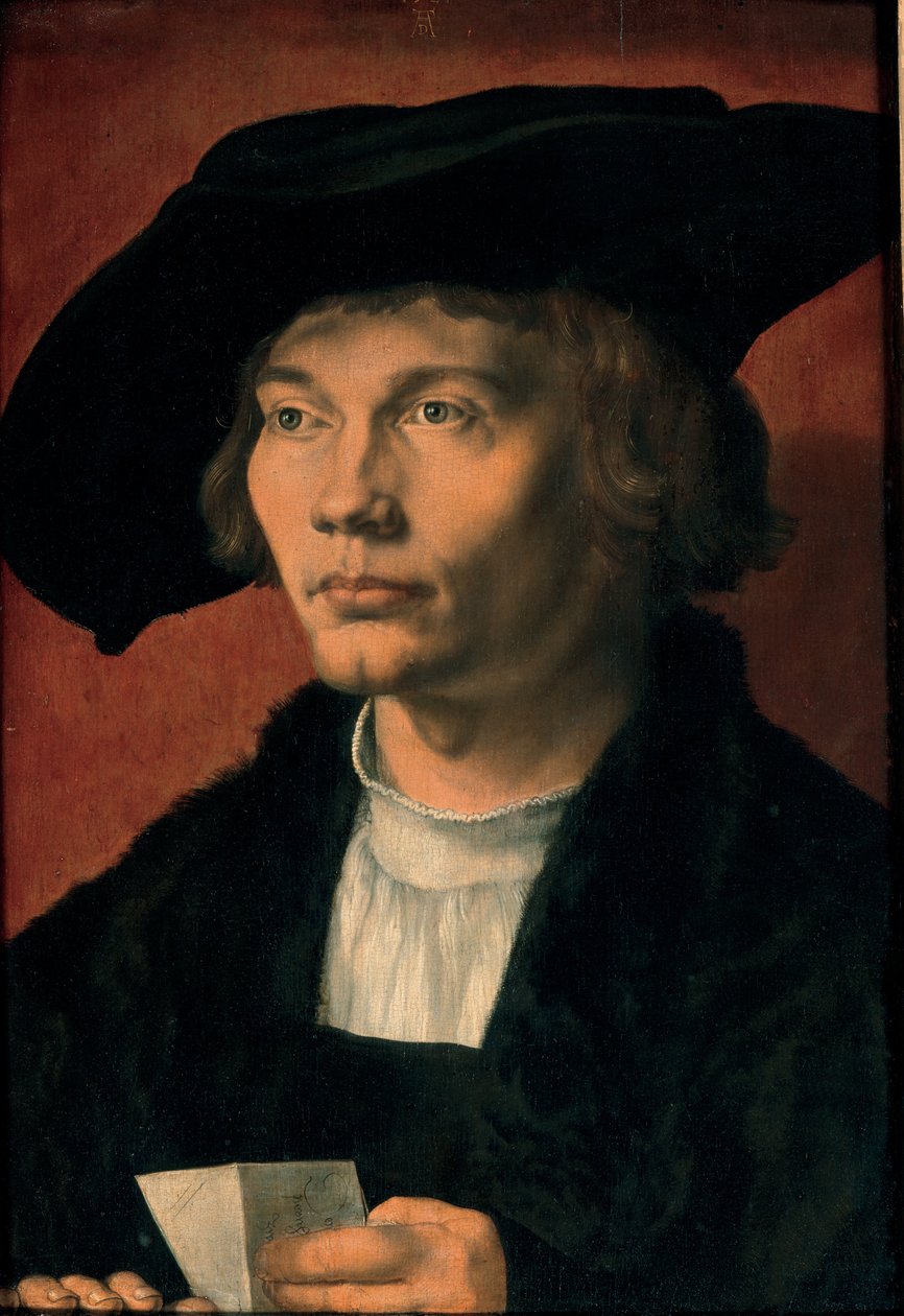 Portrét Bernharda von Reesena, 1521 od Albrecht Dürer