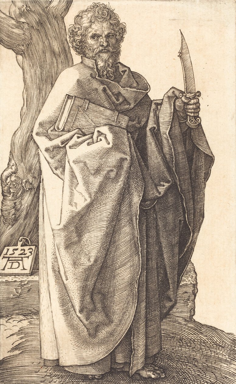 Svatý Bartoloměj, 1523. od Albrecht Dürer