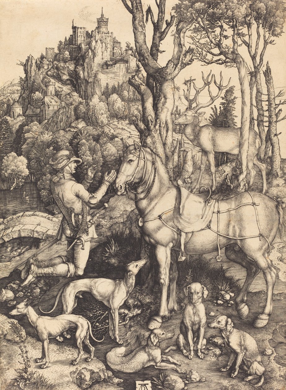Svatý Eustace, c. 15001501. od Albrecht Dürer