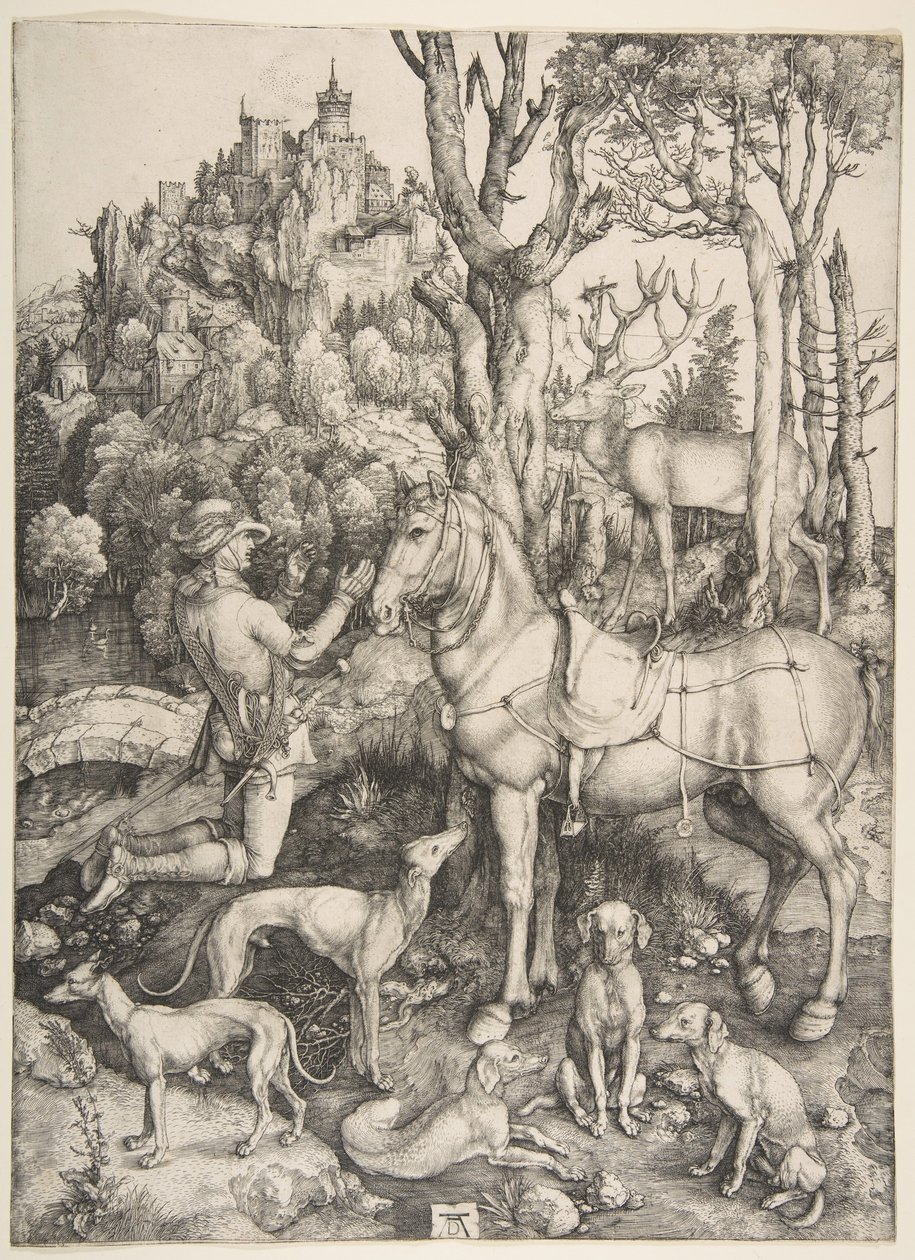 Saint Eustace, ca. 1501. od Albrecht Dürer