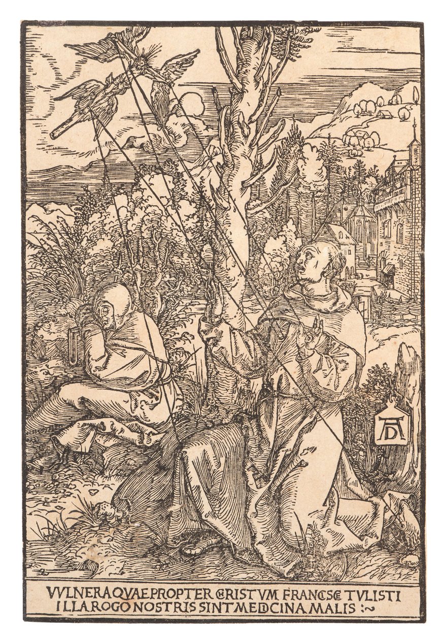 Svatý František přijímající stigmata, c. 1505. od Albrecht Dürer